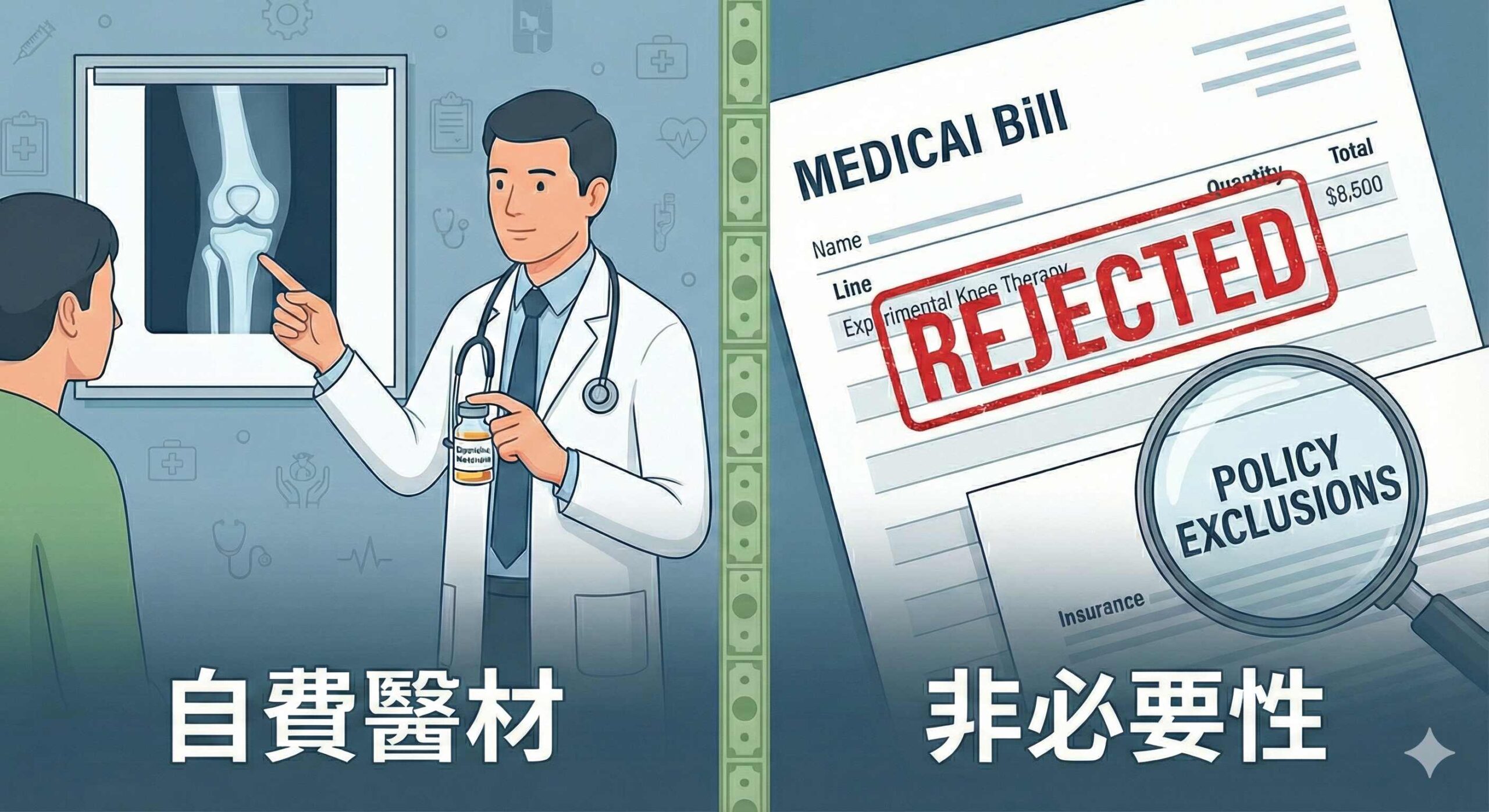 高自費，非必要性醫療