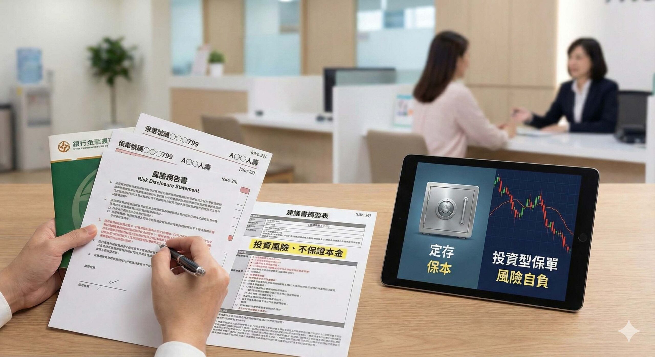 購買投資型保單業務口頭承諾保本，賠錢能退嗎？簽名錄音是鐵證！